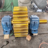 Grand arbre d'engrenage forgé sur mesure, revêtu de nickel, pour transmission/arbre d'engrenage principal, 34CrNi3MoA, longueur 2280 mm, certifié ISO9001, OEM/ODM