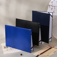 Porte-certificat bleu de qualité supérieure, personnalisé avec logo, format A4, pour diplôme et récompense