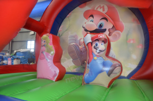 <span class=keywords><strong>Castillo</strong></span> Inflable de PVC Nevanti Super Divertido, Comercial, de <span class=keywords><strong>Mario</strong></span> <span class=keywords><strong>Bros</strong></span>, Trampolín Grande para Exteriores con Tobogán, para Niños de 100-500 kg - Product Image 4
