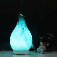 Diffuseur d'arômes à ultrasons sans eau, humidificateur créatif en verre pour bureau et maison, cadeau original