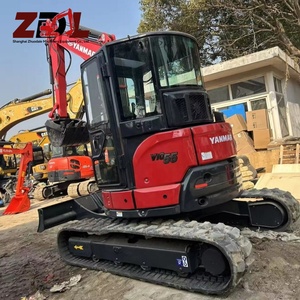 Mini-excavatrice hydraulique sur chenilles d'occasion Yanmar Vio55, 5,5 tonnes, pour usage agricole (Yanmar 55, 60, 80) - Product Image 5
