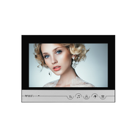 ID-kaart ontgrendeling voor 3 appartementen WiFi video deurbelcamera met 9 inch monitor multi-appartement video deurtelefoon intercomsysteem