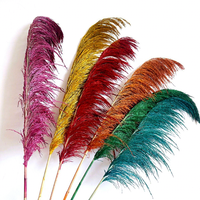 Ornements de pampas colorés en fer, fleurs décoratives pour mariage et fête