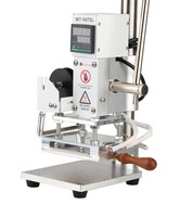 Machine manuelle de marquage à chaud pour cuir, PU, PVC, papier – Presse à chaud pour logo et gaufrage DIY
