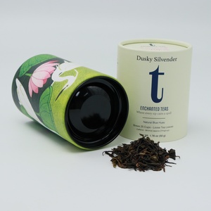 Wholesale Custom Eco-Friendly 4C Printing High-End Luxury Kraft <b>Paper</b> Cylinder Slotted Gift Box Coffee Tea Packaging Logo - Product Image 2