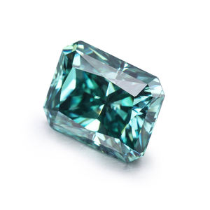 Starsgem Fancy Green Color 3*5-9*11mm Corte radiante Moissanite verde - Product Image 2
