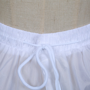 2025 High Quality a Line Tulle Elastic Waistband Wedding Bridal Petticoat Hoop <strong>Underskirt</strong> Crinolines Suitable for Below - Product Image 4