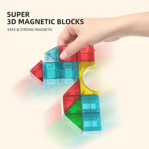 2023 New Arrival Magnetic Blocks, Toddler Toys for 3 4 5 Year Old Boys Girls, Stem Preschool Learning Sensory Toys and Gifts