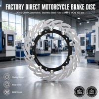 Disque de frein flottant avant 320 mm fendu à 5 trous pour moto BMW F 800 900 R 1200 1250, directement de l'usine, vente en gros