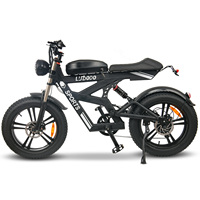Vélo électrique EOEOTWO pour adultes, 750W (pic 1500W), vélo tout-terrain électrique, vélo électrique rapide 34MPH avec batterie amovible 48V 17.8Ah