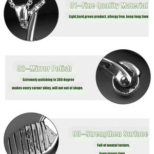 Collar con Colgante de Acero Inoxidable 316 para Hombre, Diseño Deportivo de Scooter Pequeño, Estilo Moda Automotriz, de Bijoux Fantaisie - Product Image 4