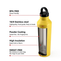 Tairflask 2026, Nueva Llegada, Botella de Agua con Aislamiento al Vacío de Doble Pared, Grabada, de Acero Inoxidable 304, Libre de BPA, Mantiene el Calor de 12 a 24 Horas, para Deportes al Aire Libre