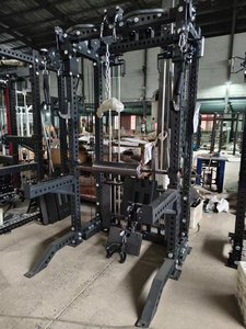 Nouvelle machine fonctionnelle de support de puissance chaude entièrement intégrée avec pulldown Lat, rangée basse, crosser de câble Smith et piles à double poids - Product Image 5