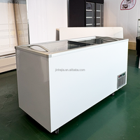 Congélateur horizontal commercial pour la présentation de crèmes glacées, 610L, fabrication chinoise, directement de l'usine OEM