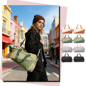 Sac de <span class=keywords><strong>voyage</strong></span> multifonction grande capacité, sac de sport et de gym <span class=keywords><strong>pour</strong></span> femmes et hommes, sac de <span class=keywords><strong>voyage</strong></span> imperméable <span class=keywords><strong>pour</strong></span> l'extérieur avec séparation sec/humide en nylon - Product Image 1