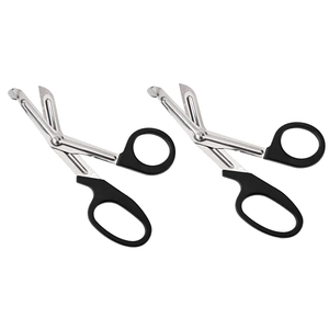 Tijeras Médicas Profesionales para Trauma, Tijeras para Vendajes, Tijeras Universales Negras para Vendajes - Product Image 1