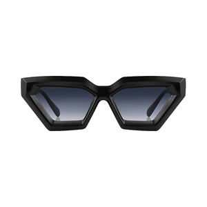 UV400 Protección Unisex Nuevas gafas de sol de ojo de gato Negro Modelo 1076 - Product Image 1