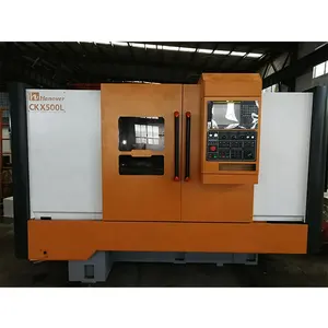 CNC Lathe Giá CKX500L-1000 Hướng Dẫn Tuyến Tính Cách Cnc Fanuc Máy Tiện Cnc