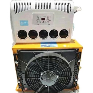 เครื่องปรับอากาศไฟฟ้า 12V 24V พร้อมอุปกรณ์เสริมครบชุด แยกชิ้นส่วนภายนอกและภายใน - Product Image 1