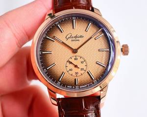 Glashutte เดิมนักดำน้ำสแตนเลสกันน้ำอนาล็อกนาฬิกาหน้าปัดเงินนาฬิกากลไก - Product Image 2