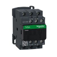 Contacteur de commande de moteur LC1D18T7, résistance de charge, 7,5 kW, bobine 480V AC, contact 32 A, 300 V DC, 690V 3 pôles, NO, TeSyS D