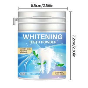 Logotipo personalizado Cuidado bucal Menta Sabor Blanqueador de dientes Cuidado dental <span class=keywords><strong>V34</strong></span> Polvo blanqueador de dientes - Product Image 6