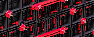 Recycled <b>ABS</b> Modular Plastic Formwork - Adjustable Reusable Concrete Formwork Panels for Roof and Square Column Construction - Product Image 2