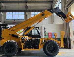 Многофункциональный телескопический погрузчик 7 тонн, 17 м, с дизельным двигателем, полный привод 4x4, с рабочей платформой, низкая цена, распродажа - Product Image 4