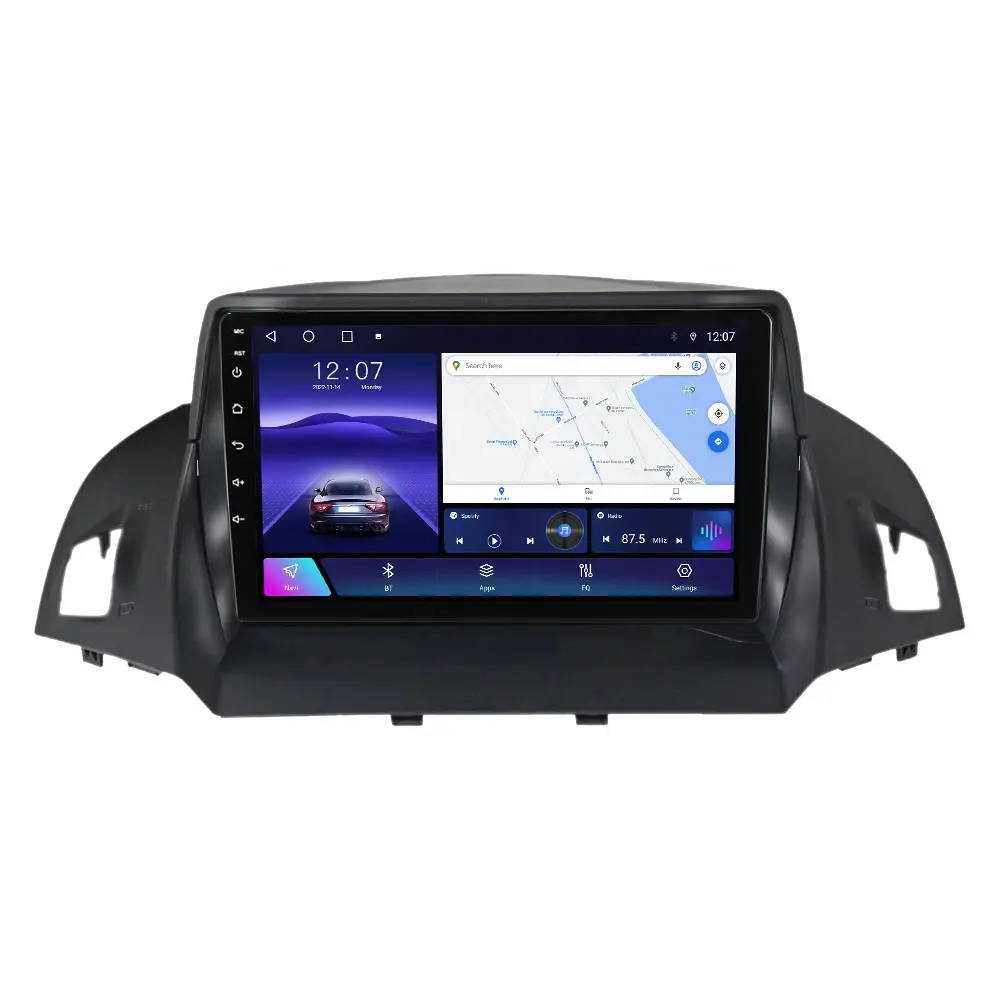 Navitree كاميرا صغيرة للسيارة مع نظام ملاحة صوتي-بصري وظيفة GPS لسيارة Ford Kuga 2012-2019_9inch