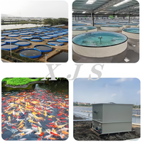 Filtre à tambour rotatif automatique à contre-courant pour aquaculture et pisciculture, grande capacité 90m³/h, vente en gros, filtre à tambour pour bassin à koïs 80m³/h