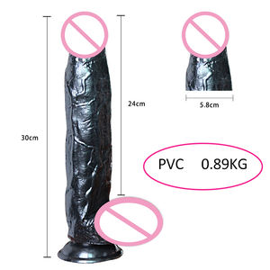 11.9 inç büyük gerçekçi yapay Penis vantuz masajı yetişkin seks oyuncak mermi Masturbator g-spot büyük Penis adam yapay Penis kadın vajina - Product Image 3