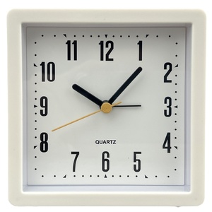 Hiện đại vuông Nhựa bàn đồng hồ báo thức kim hiển thị kỹ thuật số phong Cách bảng đồng hồ quà tặng thạch anh phong trào pin-Powered đồng hồ - Product Image 1