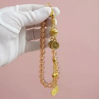 Chapelet musulman Zan Beads 33 perles de 10 mm en ambre artificiel transparent, chapelet islamique Tasbih, chapelet islamique