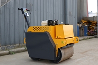 Mini-compacteur routier vibrant à double tambour de 0,8 tonne, homologué CE