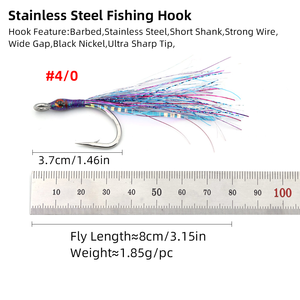 # Esca Artificiale 4/0 Epoxy Minnow con Amo in Acciaio Inox, Occhio 3D, per Trota, Luccio, Pesca in Acqua Dolce e Salata - Product Image 3