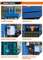 Presse à balles hydraulique pour carton et plastique, compresseur de bouteilles PET à vendre