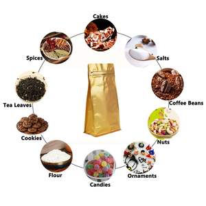 Bolsa de Café Personalizada con Impresión, Sellado al Vacío de Grado Alimenticio con Válvula, <span class=keywords><strong>a</strong></span> Prueba de Olores, para Almacenamiento en el Hogar, Bolsa de Pie - Product Image 5