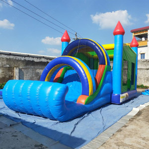 Maison de rebond de bâche en Pvc Offre Spéciale, liquidation de glissière d'eau commerciale, <span class=keywords><strong>château</strong></span> gonflable sec et humide - Product Image 1