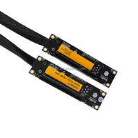 PCIe 5.0 X16 Mâle PCIe X16 Femelle Adaptateur Riser Cable Bulk Cartes Graphiques de Bureau pour RTX 5090/4090/4080/7900XTX Bulk