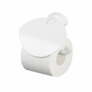 Portarrollos de papel higiénico Spirella 'Lemon' de ABS y polipropileno en blanco, 16.5 cm - Product Image 2