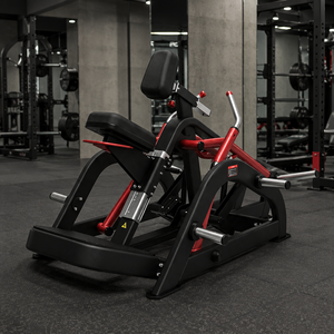 Equipo de Fitness Profesional, Máquina de Remo Doble Lineal para Gimnasio, Musculación de <span class=keywords><strong>Piernas</strong></span>, con Carga de Placas, CE TZ-5104 - Product Image 3