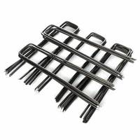 Clous de jardin en forme de U à bas prix, diamètre 150 mm x 30 mm x 3 mm, piquets de sol