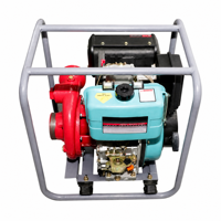Pompe à eau portable agricole OEM VISION DHP80 3 pouces en fonte, centrifuge, diesel, haute pression, haut débit, pour l'irrigation