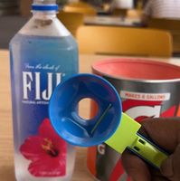 Cuillère doseuse de camping étanche avec finition miroir, tube entonnoir créatif en plastique ABS, cuillère coulissante pour protéines en poudre 10 ml