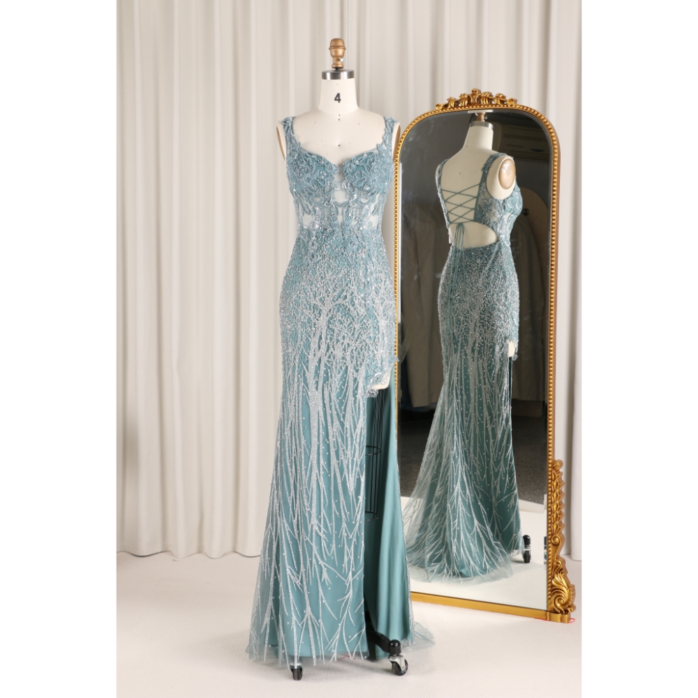 Turquoise Maternity Dress - Boho Maxi Floral Print Style