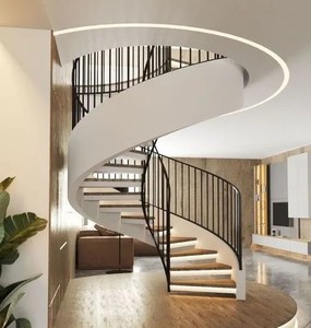 <span class=keywords><strong>Escaleras</strong></span> <span class=keywords><strong>de</strong></span> Caracol <span class=keywords><strong>helicoidales</strong></span> interiores <span class=keywords><strong>de</strong></span> lujo modernas, fácil <span class=keywords><strong>de</strong></span> instalar, excelente <span class=keywords><strong>diseño</strong></span> para villa comercial, material <span class=keywords><strong>de</strong></span> hierro con banda <span class=keywords><strong>de</strong></span> rodadura <span class=keywords><strong>de</strong></span> madera, vidrio - Product Image 2