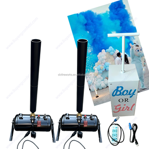 Machine de décoration de feux d'artifice de fête Popper Spray Butterfly Baby Girl Shower Confetti Cannon Smoke Bomb Powder Tnt Gender Reveal - Product Image 4