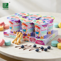 Biscuits en forme de doigts au chocolat solide, laitier, sucré, HALAL, personnalisés en gros par Luyuan