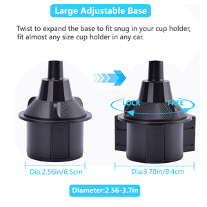 2022 Hochwertige verstellbare drehbare Auto Esstisch Tablett Food Cup Holder Telefon halterung Mobile/ Tablet/Handy Box enthalten - Product Image 2