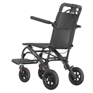 כסא גלגלים מתקפל נייד קל משקל מדגם קנסרה 49 לקשישים, ידני במיוחד, עגלת נכים, לטיפול שיקומי במטוס - Product Image 3